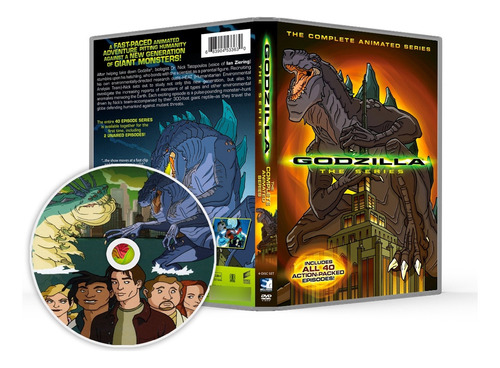 Dvd Godzilla Serie 1998 Completo