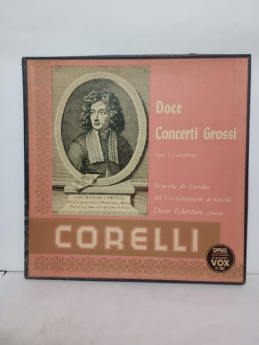 Corelli- 12 Concerti Grossi- Box 2 Lp, Argentina