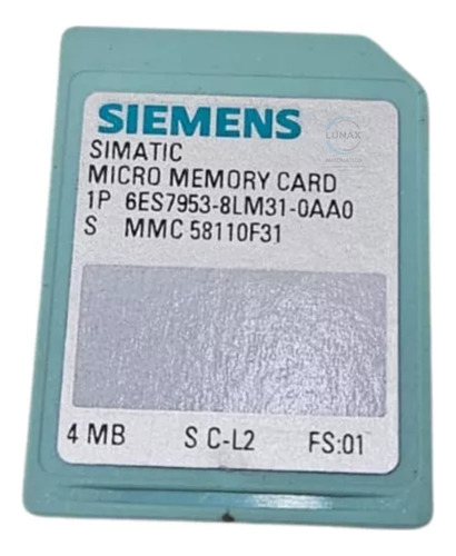 Siemens 6es7953-8lm31-0aa0 Tarjeta De Micromemoria Original