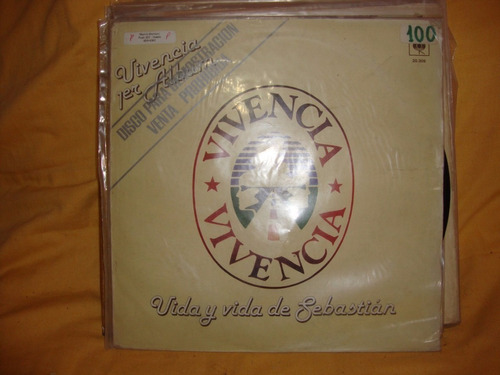 Vinilo Vivencia 1º Album Vida Y Vida De Sebastian Rn1