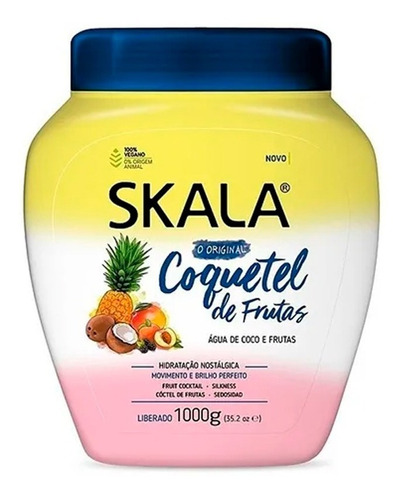 Skala Coquetel De Frutas Máscara Cabello Seco X 1kg Local