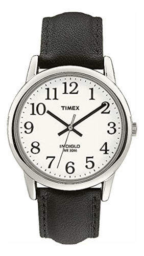 Timex De Los Hombres T205019j Easy Reader Negro Correa De