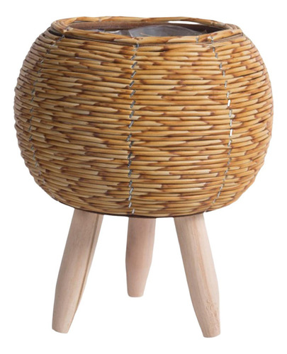 Cesta Tejida For Planta Con Patas Maceta Patas De Pie De