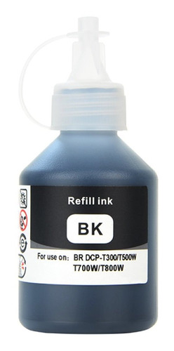 Tinta Negra Generica Brothe Dcp- T300 T500w T700w Mfc- T800w