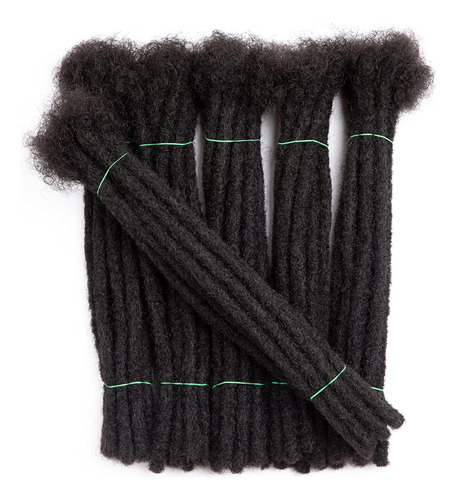 Extensiones De Rastas De Cabello Humano 100 % Real, 0.3  0.4