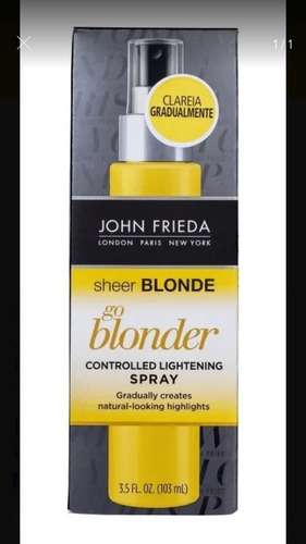 Sprayclareador Para Cabelos Loiros Sheer Blonde John Frieda.