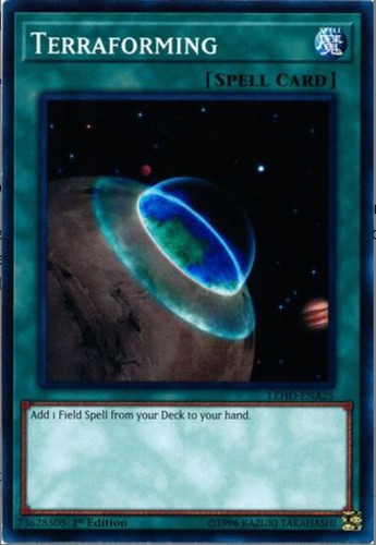 Tarjeta Yugioh! Terraforming Lehd-ena25 Common