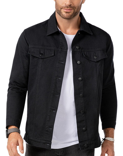 Chaqueta Alphonse Negro Para Hombre Croydon