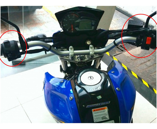 Imagem 2 de 5 de Kit Chave Punho Luz + Punho De Partida Xtz Crosser 150 Ed