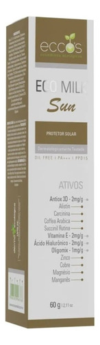Eco Milk Sun - Protetor Solar Fps45 60g Eccos