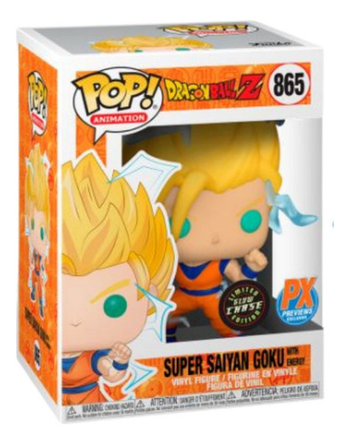 Super Saiyan Goku Chase Funko Pop Px 865 - Dragon Ball Glow