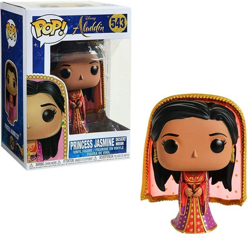 Funko Pop Disney Aladdin #543 Princesa Jasmine Exclusivo 