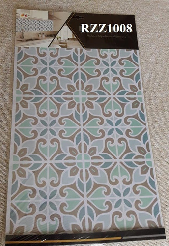 Imagen 2 de 7 de Azulejos Adhesivos Mosaico Vinilicas C/u 15x15cm Set 6pc
