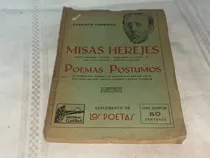 Comprar Misas Herejes Poemas Postumos- Evaristo Carriego- Claridad