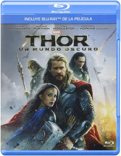 Thor Un Mundo Oscuro Chris Hemsworth Pelicula Bluray Slipcov