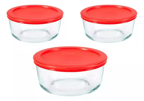 Las mejores ofertas en Almacenamiento de alimentos PYREX envases de vidrio