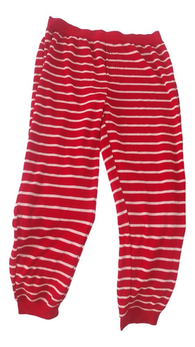 Pijama Pantalon Rojo A Rayas Wondershop Talla M 