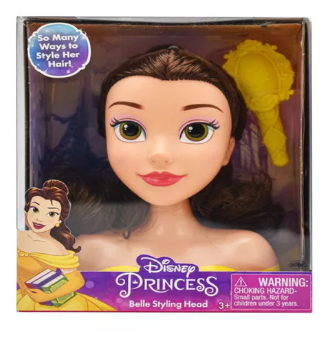 Cabeza Para Peinados Mini Disney Princesas Bella