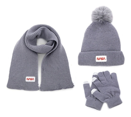 Set De Invierno Nasa 13924 Gorro + Guantes + Bufanda