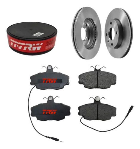 Kit Discos Y Pastillas Renault Clio Ii Mio Ventilado 238 Mm 