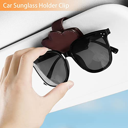 2 Paquetes De Soporte Gafas De Sol Coche, Clip De Magnã...
