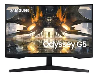 Monitor gamer curvo Samsung Odyssey G5 S27AG55 led 27" negro 100V/240V