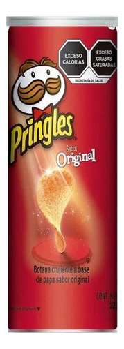 Papas Pringles Sabor Original 1 Lata De 124g