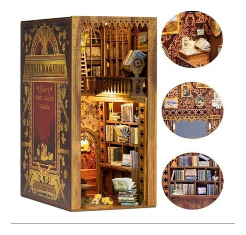 Kit De Diorama En Miniatura Hecho Diy House Book Nook Juguet