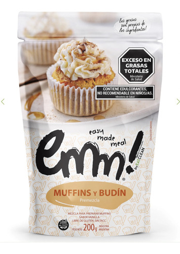 Premezcla Para Muffins Y Budin Emmfooods Sin Tacc X 200 Grs