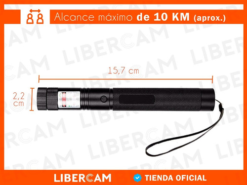 Imagen 4 de 10 de Puntero Laser Profesional Verde 50mw Alto Alcance Real