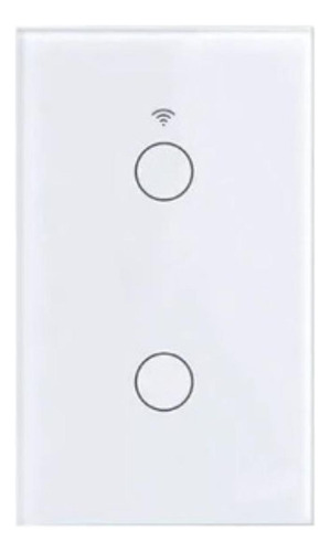 Interruptor Inteligente Wifi Touch Blanco Doble
