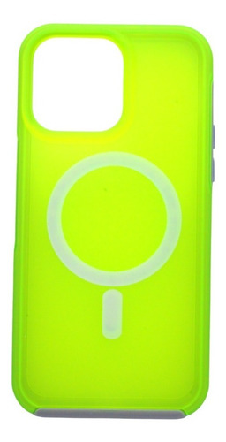 Imagen 3 de 10 de Funda Case Neon Fosforecente Retro Color Para iPhone Magsafe