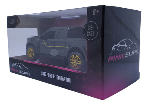 Ford F-150 Raptor 2017 Pink Slips Jada 1/32 color negro