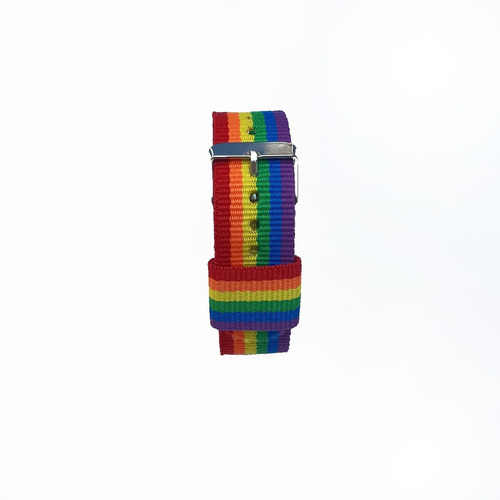Reloj Pulsera Extensible Arcoíris Lgbt Orgullo Gay Colores