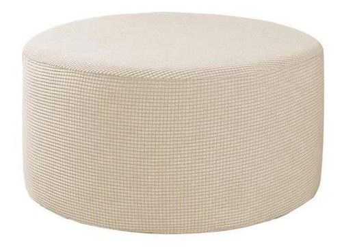 2xround Ottoman Slipcover Footshool Footress Foot Funda Sala