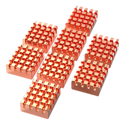 Kit De Dissipador De Calor De Cobre Com 8 Peças, Com Fita