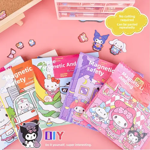 No Cutting Pet Box Quiet Book (hello Kitty) 15.5*10.5cm