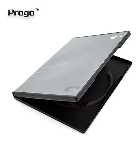 Progo 50 Pack Standard Black Single Dvd Cases 14mm