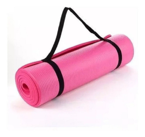 Mat Yoga Colchoneta Pilates Fitness Enrollable Gruesa 8mm
