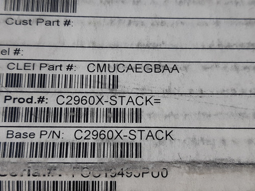 Modulo Cisco C2960x-stack Nuevo