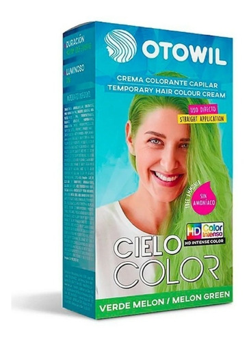 Colorante Cielo Color Verde Melón X 47 G - Otowil X 6 Unid