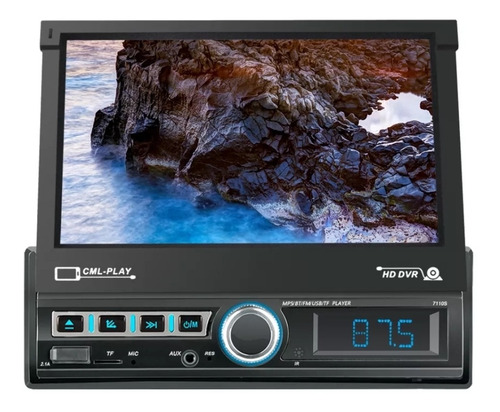 Radio Multimedia Pantalla Retractil 7 Bluetooth + Camara
