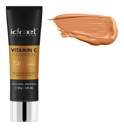 Base Vitamin C Foundation Idraet - Hd Makeup Full Coverage