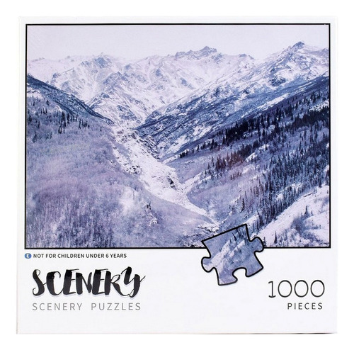 Rompecabezas 1000 Piezas Paisaje Glaciar Puzzle Jigsaw