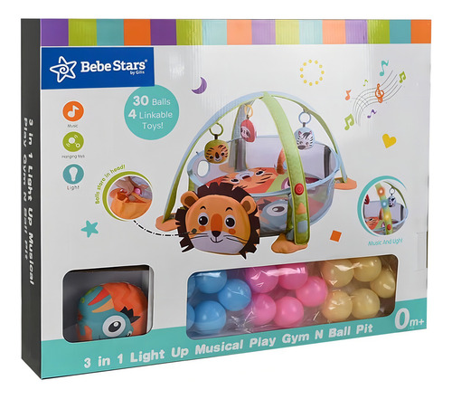 Gimnasio Bebe Aeiou Musical Luces Pelotas
