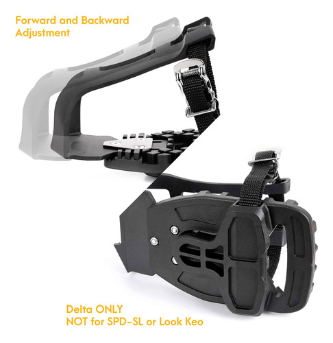 Toe Cages & Spd Adapters Venzo Bike Bicycle For Peloton