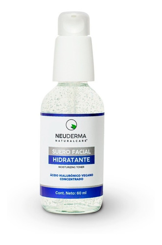 Suero Facial Hidratante De Ácido Hialurónico Vegano 60ml Tipo de piel Mixta