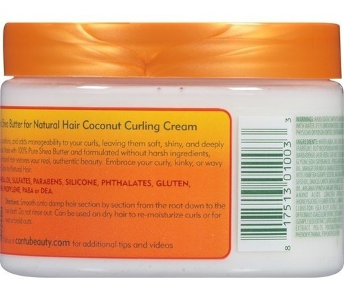 Cantu Cabellorizado Curling Cream Coco Sheabutter 340g 2pack