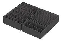 Comprar Organizadores De Ropa Interior Color Gris Oscuro