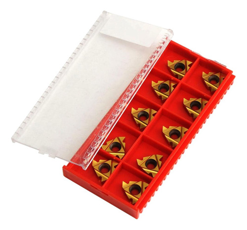 10pcs 16er Gold Inserciones De De Torneado De Externas -